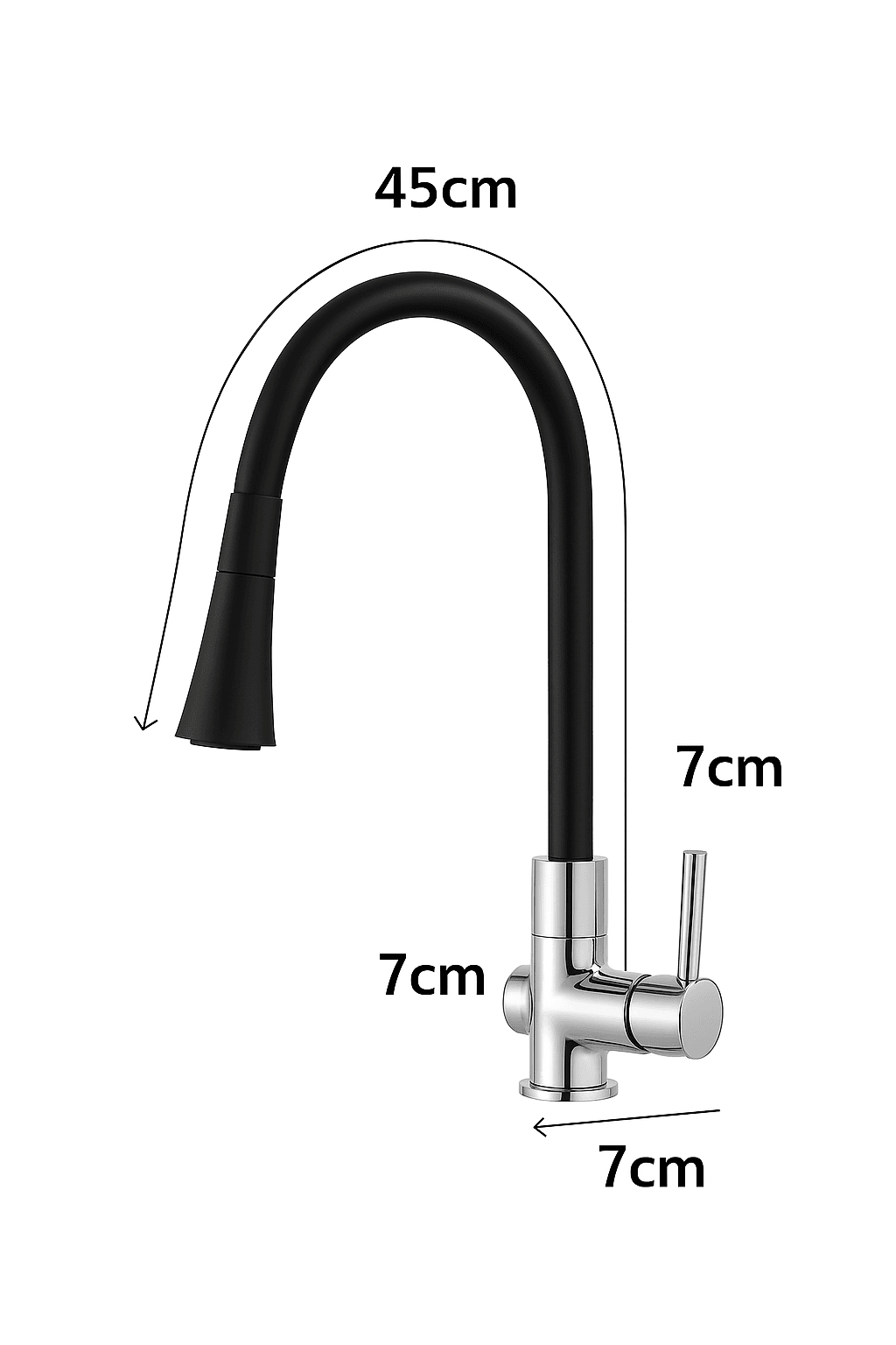 Torneira gourmet modern cone