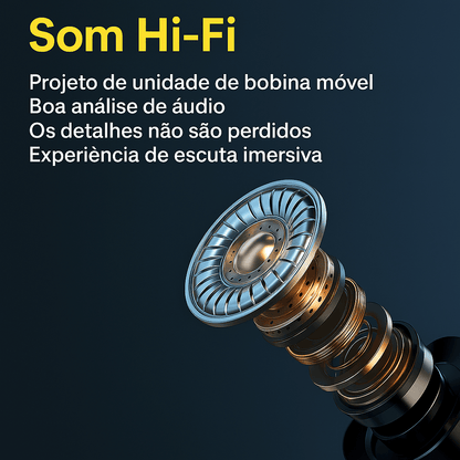 Fone de ouvido sem fio M10