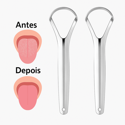 Raspador de língua alta precisão