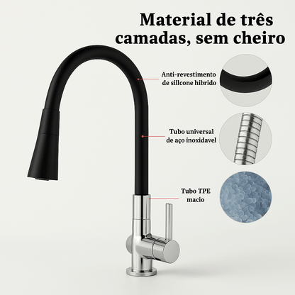 Torneira gourmet modern cone